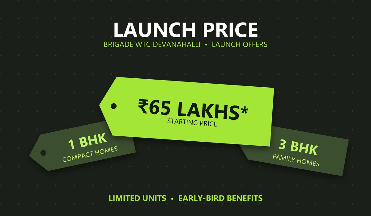Brigade WTC Devanahalli Launch Price